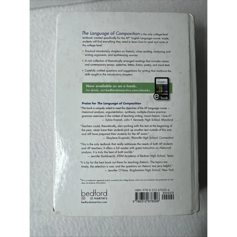 Language of Composition, by Scanlon et‎ al. (2012, Hardcover)